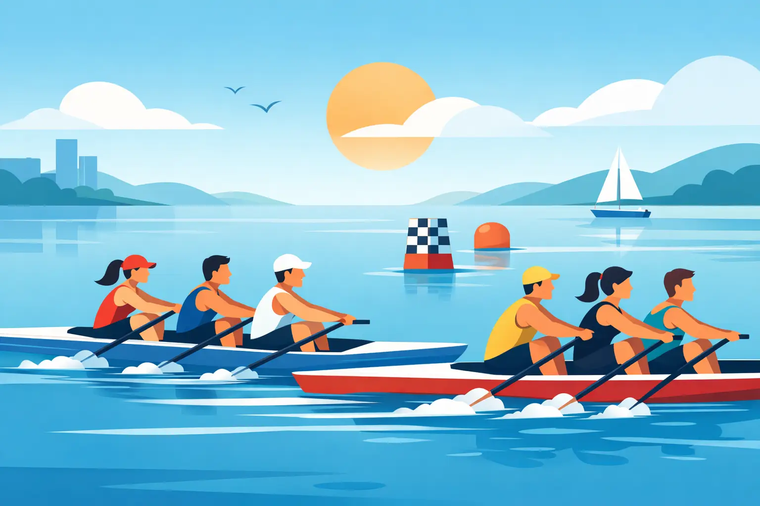 Regata multiplayer para correr com amigos